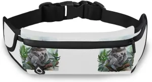 Oyihfvs Adjustable Running Belt, Fanny Pack Waist Pack, Runners Bag, Sports Hiking Fitness Exercise Gym Pouch for Women Men Accessories