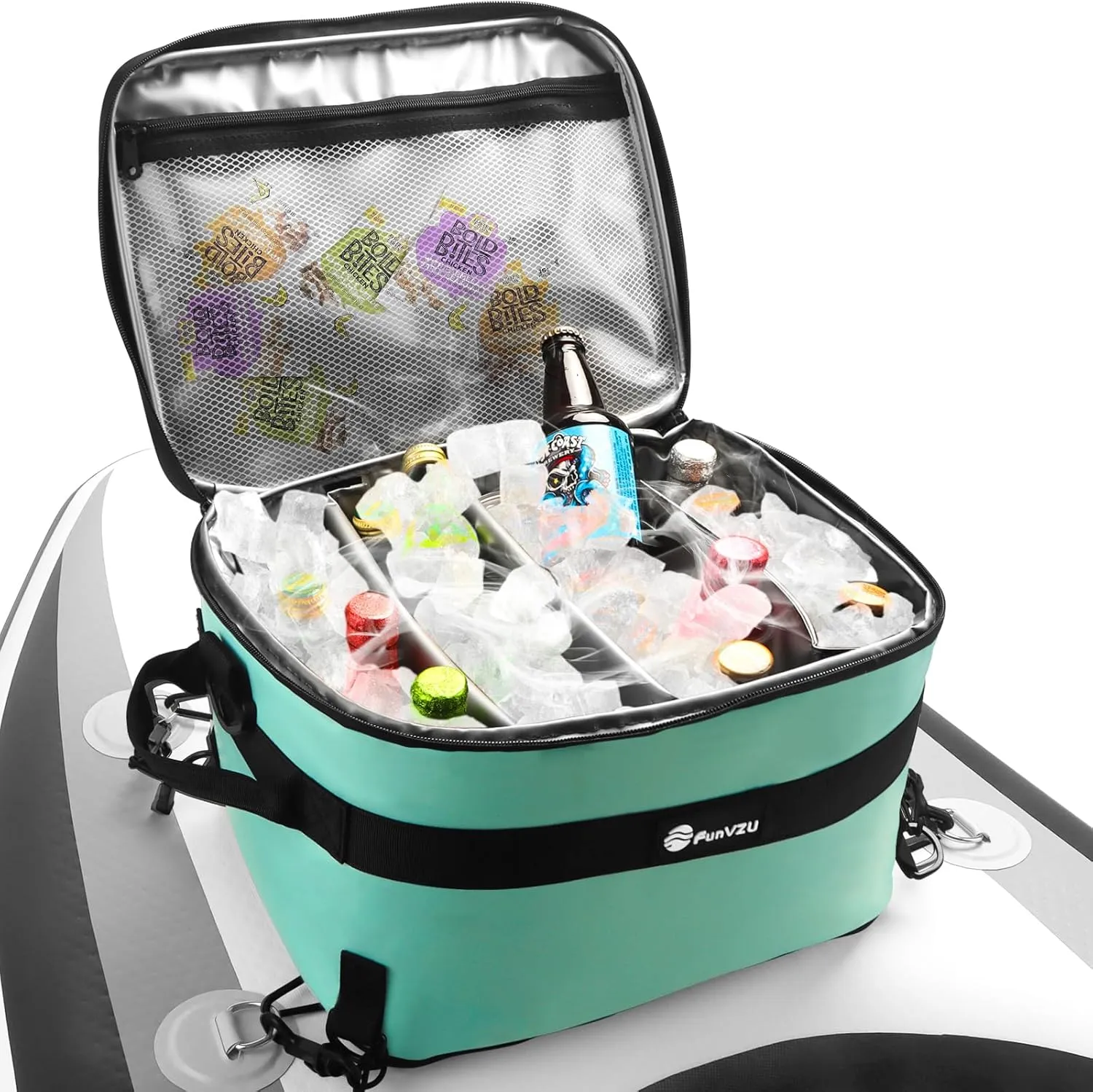 Paddle Board Cooler - Waterproof SUP Cooler Bag for Stand Up Paddle Board and Kayak - Leakproof Inflatable Cooler for SUP Accessories - Essential Paddleboard Accessory for Water Storage