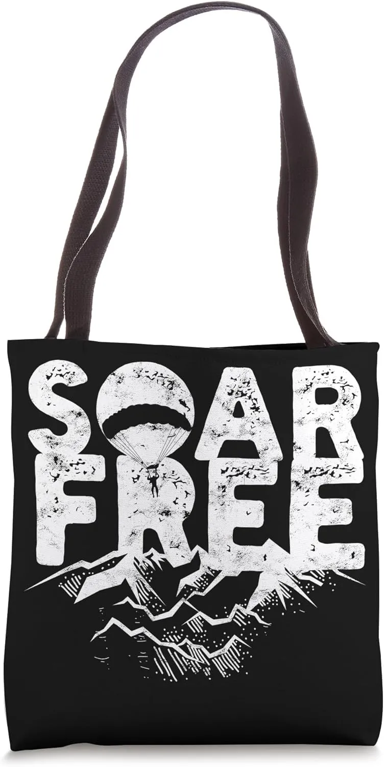Paraglider Paragliding Soar Free Tote Bag