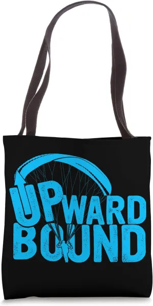 Paraglider Paragliding Upward Bound Tote Bag