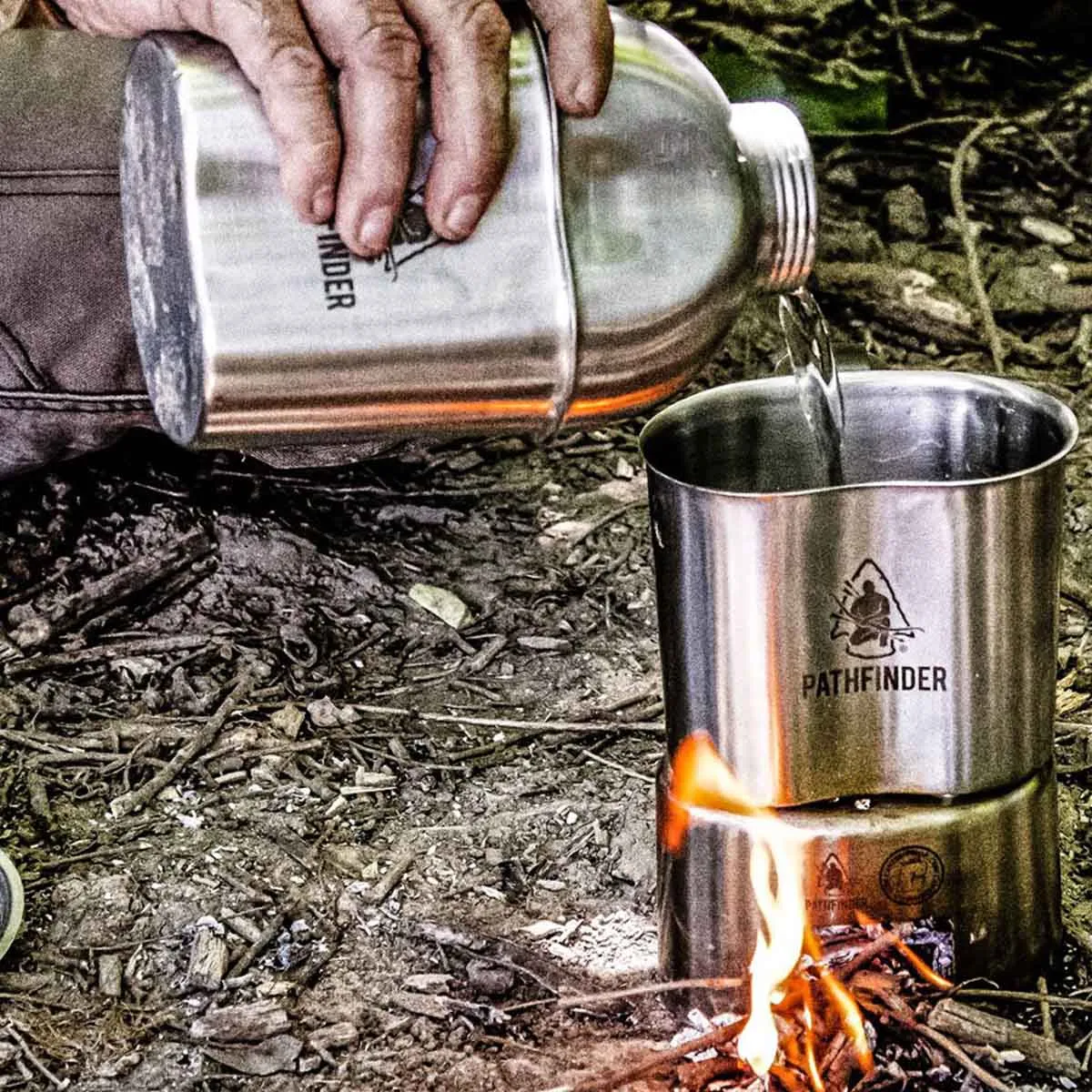 Pathfinder Stainless Steel Canteen Cooking Set