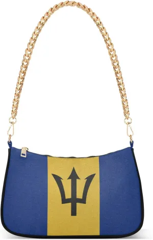 Patriot Flag Shoulder Bag Women Clutch Handbag Date Chain Bag Holiday Birthday