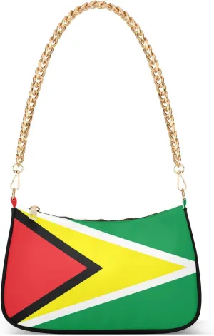 Patriot Flag Shoulder Bag Women Clutch Handbag Date Chain Bag Holiday Birthday