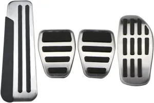 Pedal Pad Cover, for Nissan Kicks 2016-2021, at MT Stainless Steel Gas Brake Rest Pedal Cover Car Pedals Pad