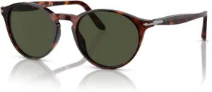 Persol PO3092SM Round Sunglasses for Men   BUNDLE With Designer iWear Complimentary Eyewear Kit