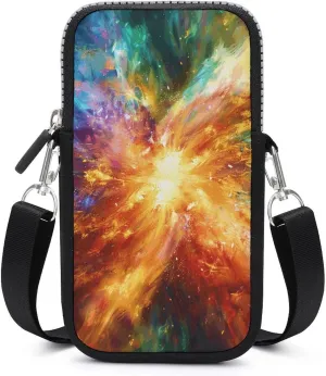 Personalized Mobile Phone Bag,Explosion Abstract Style Print Unique Mobile Phone Bag,cute Mobile Phone Bag