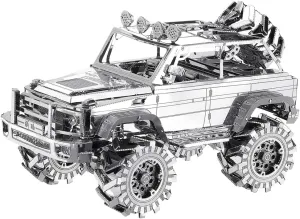 Piececool 3D Metal Puzzle SUV Car Model Kits, Vehicle Car Models Building Kit, Brain Teaser 3D Puzzle Toys DIY Craft Kits, Birthday for Teens Men Women, 157 Pcs
