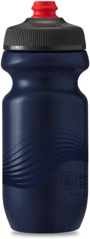 Polar Bottle Breakaway Single Wall by HydraPak (20oz, 24oz, 30oz) - BPA-Free, Cycling & Sports Squeeze Bottle