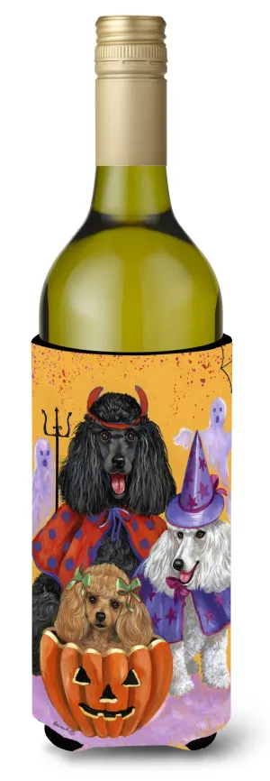 Poodle Halloween Wine Bottle Hugger PPP3146LITERK