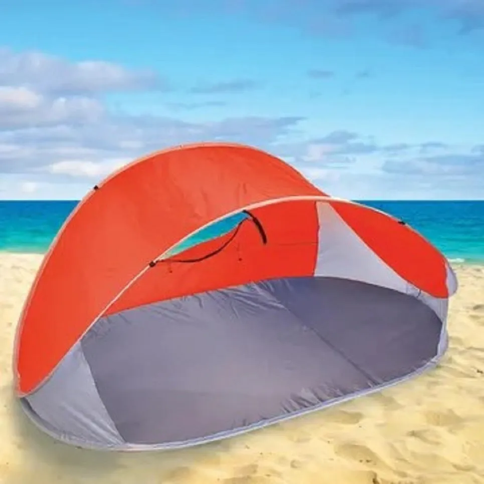 Pop-Up Beach Tent With Carry Bag by Infinite Basics