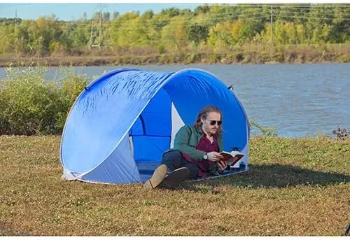 Pop-Up Beach Tent With Carry Bag by Infinite Basics