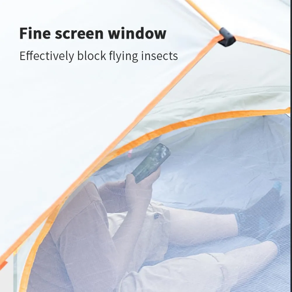 Pop Up Camping Tent, 1 Person Lightweight Dome Tent with Rainfly, Waterproof, Quick 10 Minute Setup