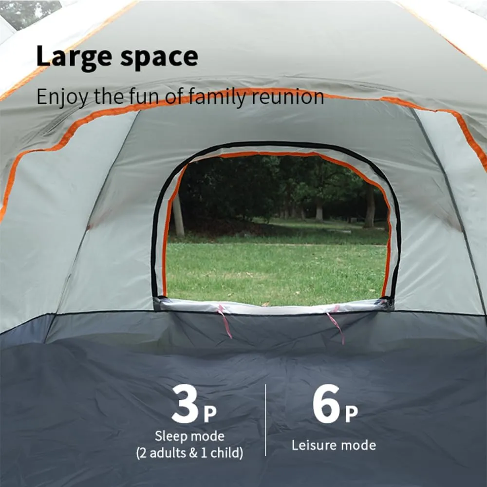 Pop Up Camping Tent, 1 Person Lightweight Dome Tent with Rainfly, Waterproof, Quick 10 Minute Setup