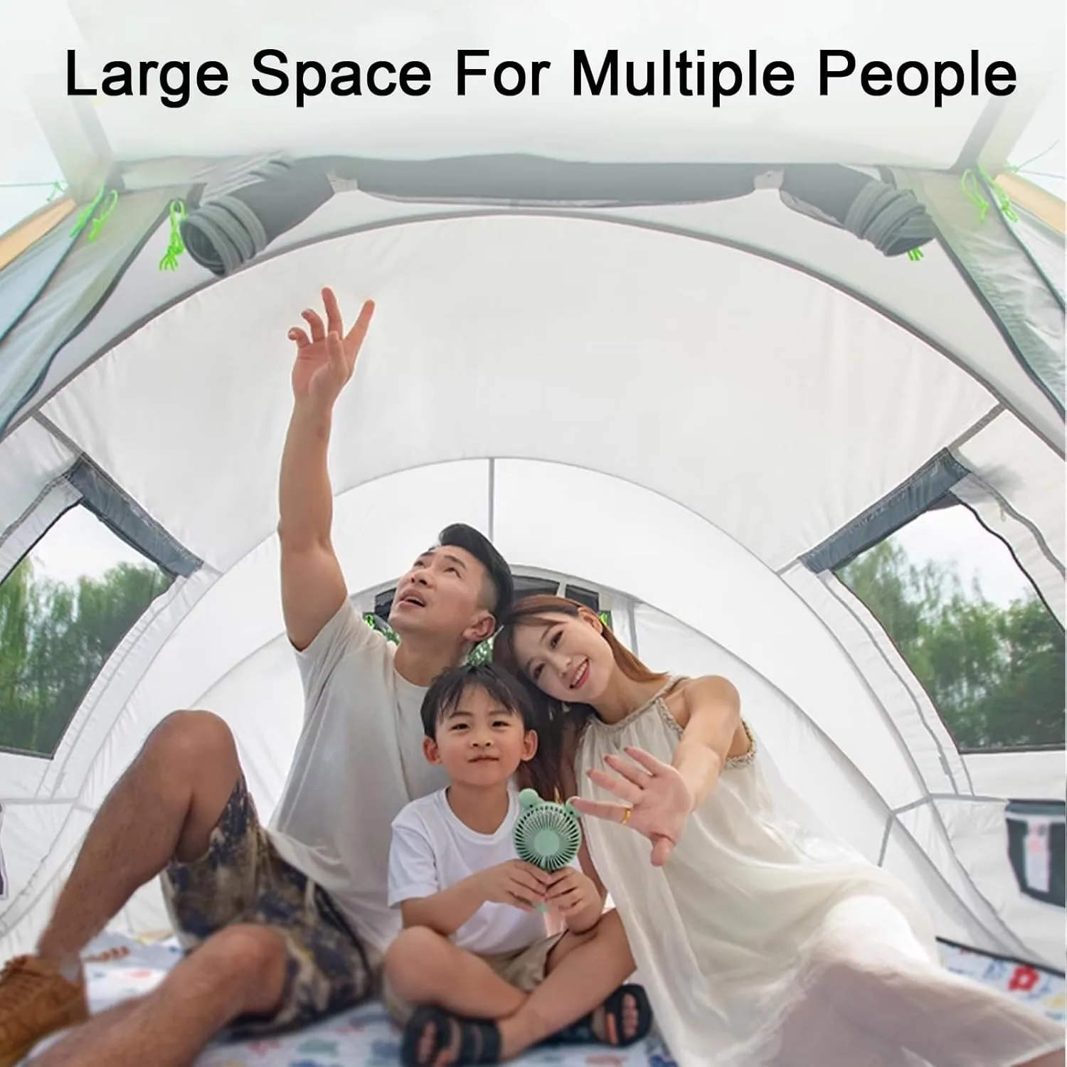 Pop Up Tent for 5-8 Person, Tents Camping, Instant Family Tent for Picnic, Hiking, Portable with Carry Bag, Easy Setup