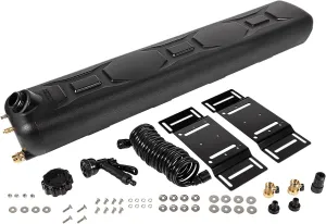 Portable 8-Gallon Water Tank with Camping Shower, Water Storage for Trucks & Off Road Vehicles, Platform Style Racks