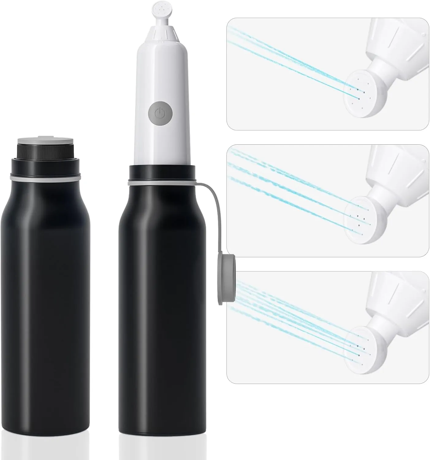 Portable Bidet for Travel with 6 Spray Settings, High Pressure Handheld, Rechargeable Electric Portable Bidet for Women & Men (Black)