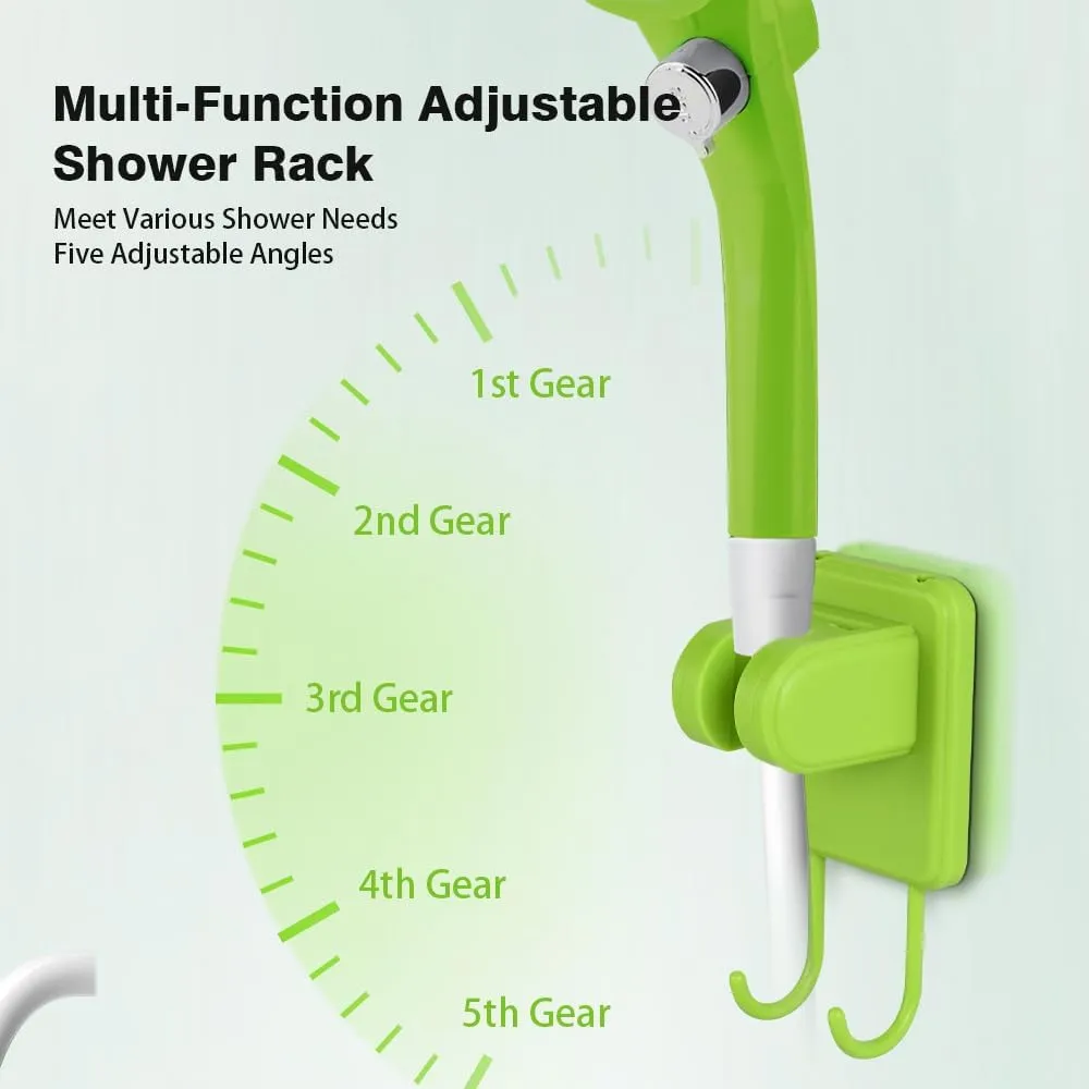 Portable Camp Shower Pump Outdoor Shower Kit with Full Screen Energy Saving Mode Customizable Full Screen for Camping