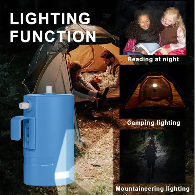 Portable Camping Shower, Built-in 4400mAh, USB Rechargeable IPX7 Waterproof Battery Shower Pump Collapsible Bucket for Family Camp Hiking Backpacking Travel Beach Pet Flowering, Outdoor