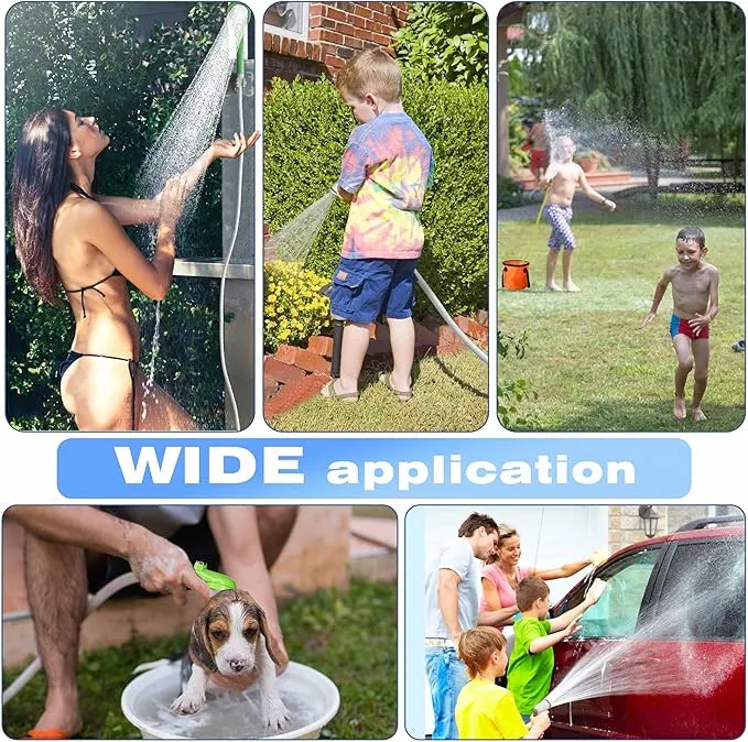 Portable Camping Shower Pump for Traveling: Water Pump with 6000mA Rechargeable Battery & Bucket for Family Camping Trip