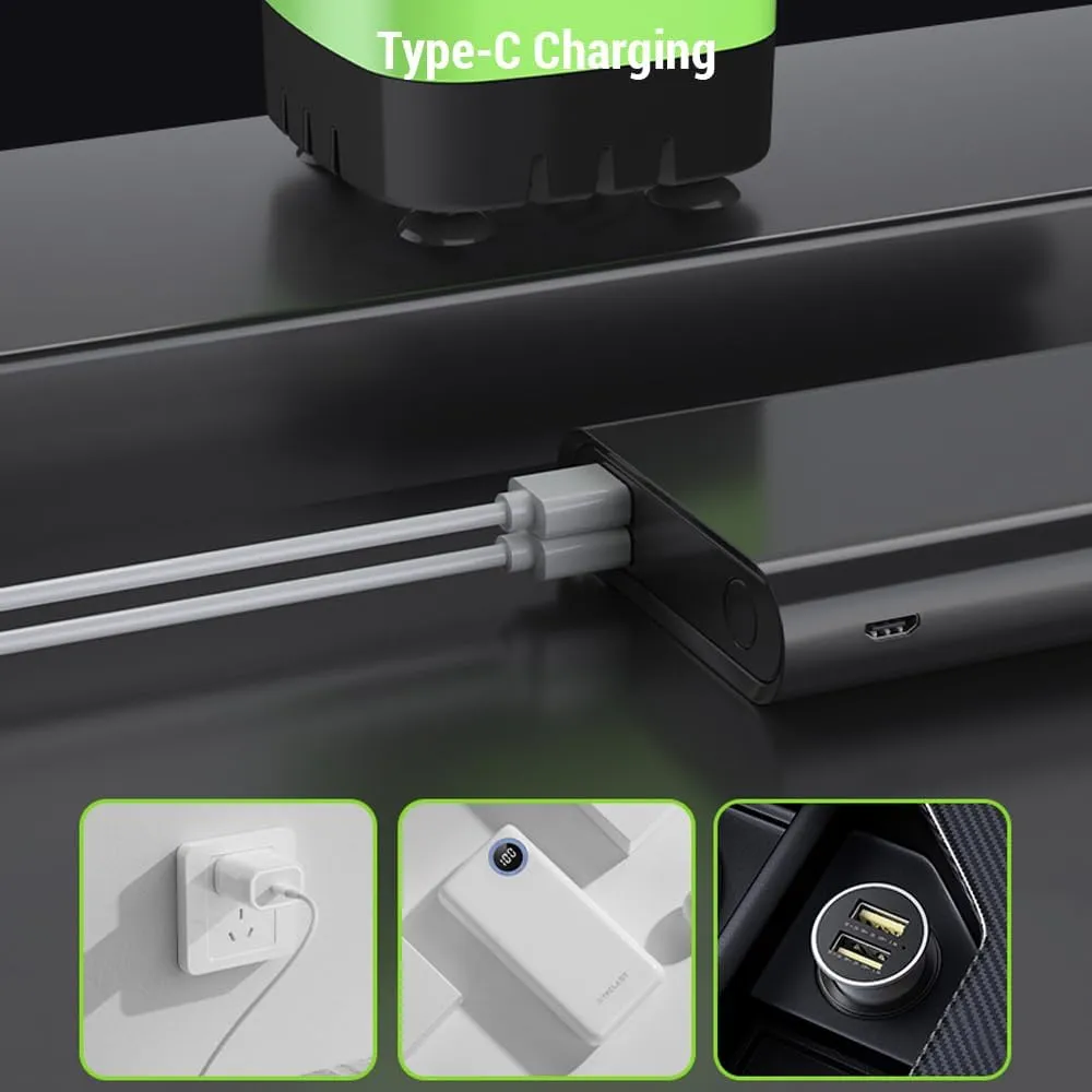 Portable Camping Shower Pump Rechargeable Electric Shower Pump Intelligent Digital Display for Outdoor Travel Hiking
