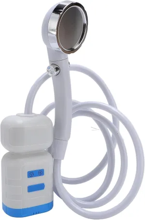 Portable Camping Shower with 8000mAh Rechargeable Battery, Adjustable Outdoor Shower Pump for Pets and Outdoor Activities