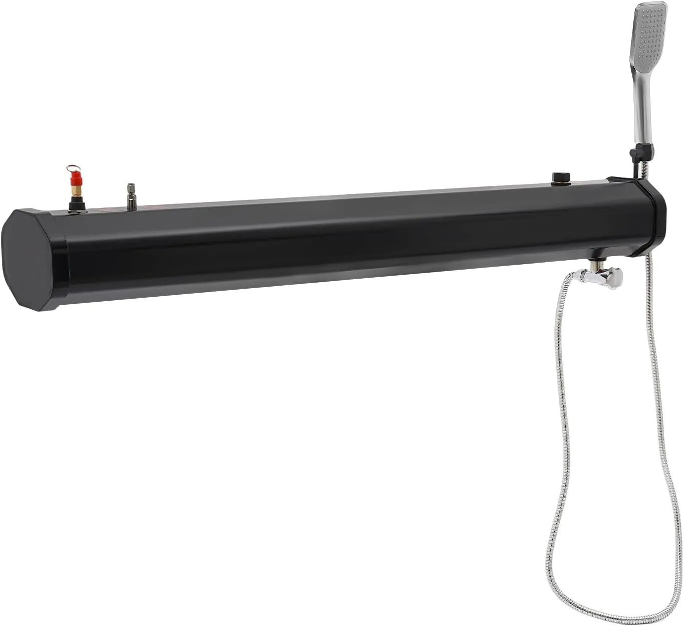 Portable Camping Showers 5.28 Gallon Roof Rack Mount Road Shower Water Storage Tank with Storage Bag, Roof Rack Shower for Hiking, Car wash, Beach Vacations