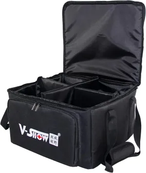 Portable Carry Bag for Wireless Battery Uplights - Durable Soft-Sided Bag for 4 Freedom Par Light fixtures, for DJ Wedding Party Par light