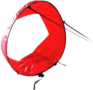 Portable Compact 46" / 118cm Downwind Wind Paddle Instant Popup Board Kayak Canoe Sail Accessories Red