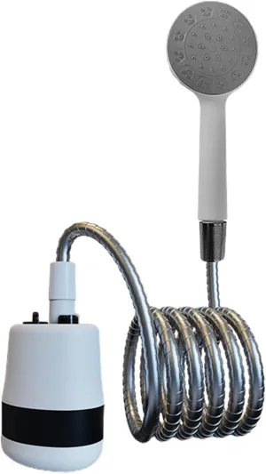 Portable Outdoor Shower Rechargeable Camping Shower Handheld Electric Shower for Camping, Hiking, Traveling