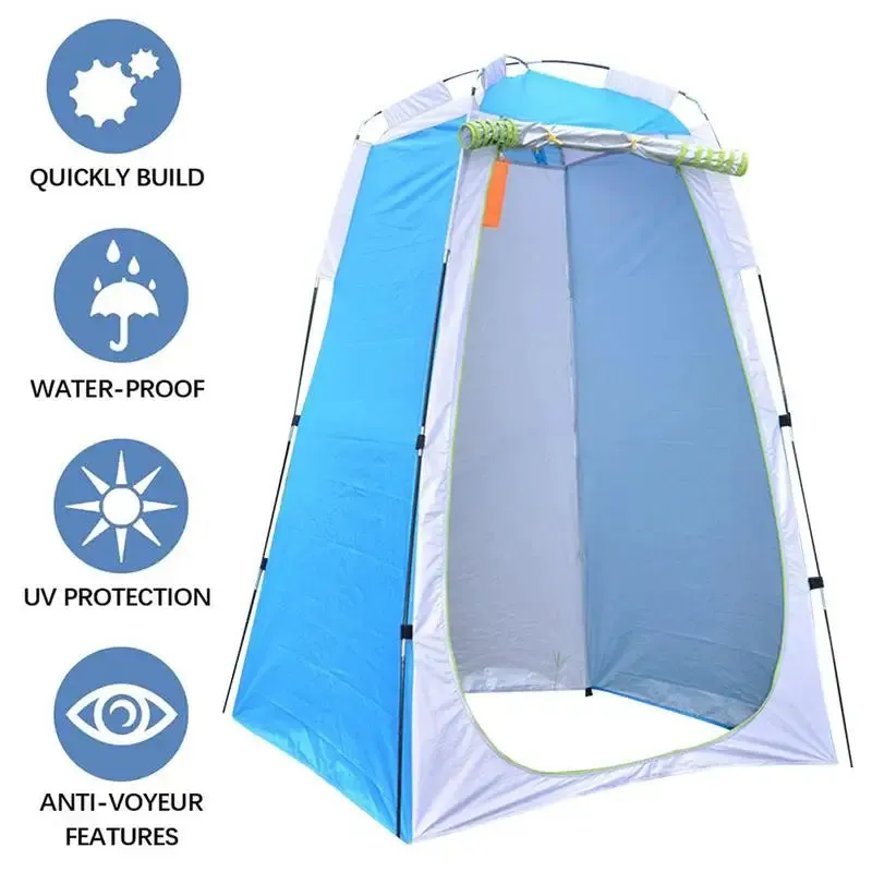 Portable Pop-Up Privacy Shower Tent for Camping, Fishing, and Hiking