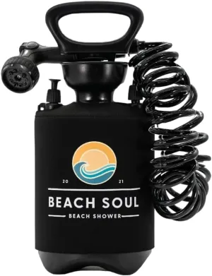 Portable Pressurized Shower - Original 1.3G - Manual Pump System - Insulated Cover for Hot/Cold Water - Perfect as a Camp, Surf, Beach, Dog and Outdoor Shower - No Power Needed