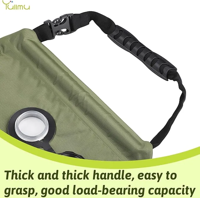 Portable Shower 5 Gallons/20L Portable Camping Shower Bag with Removable Hose and On-Off Switchable Shower Head Traveling Shower for Beach Swimming, Hiking