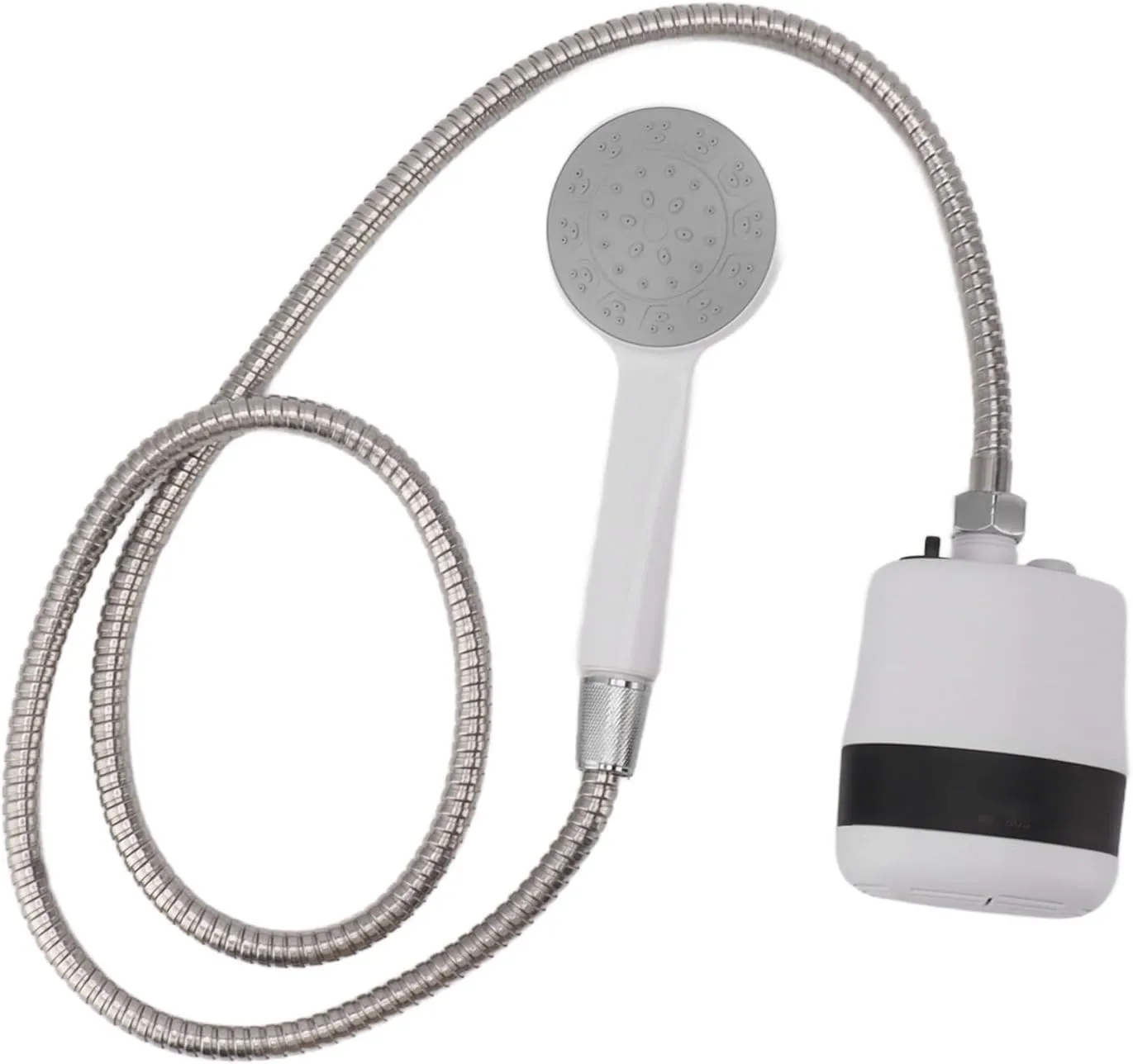 Portable Shower for Camping, 2200mAh Rechargeable Camping Shower with 1.5m Hose for Car Washing Flower Irrigation, Handheld Electric Shower Outdoor Shower with Stable Water