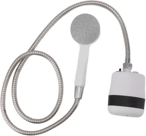Portable Shower for Camping, 2200mAh Rechargeable Camping Shower with 1.5m Hose for Car Washing Flower Irrigation, Handheld Electric Shower Outdoor Shower with Stable Water
