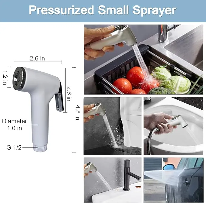 Portable Shower for Camping – Portable Camping Shower with Electric USB Rechargeable Battery,Outdoor Camp Shower Pump for Camping,Hiking,Travel,Pet Cleaning,Car Wash,Water Flower(2 Head)
