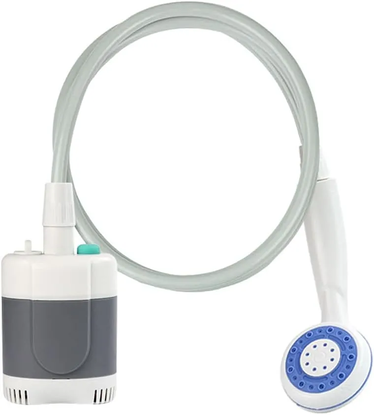 Portable Shower Outdoor Camping Shower Handheld Electric USB Rechargeable Shower Compact Multifunctional Car Washing Showerhead