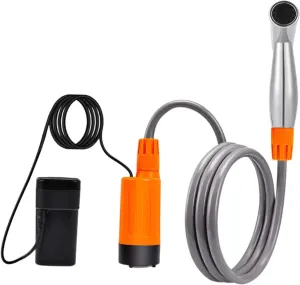 Portable Shower USB Rechargeable Camping Shower for Beach Backpacking Travel