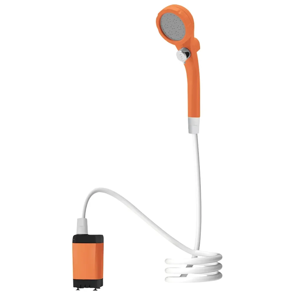 Portable Shower with Digital Display - 6000mAh Rechargeable Battery Powered Camping Shower for Hiking, Traveling, and Outdoor Adventures