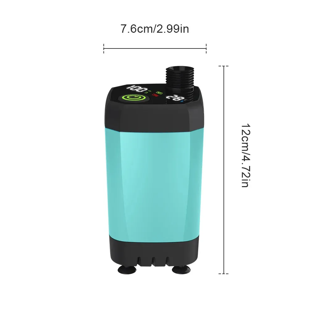 Portable Shower with Digital Display - 6000mAh Rechargeable Battery Powered Camping Shower for Hiking, Traveling, and Outdoor Adventures