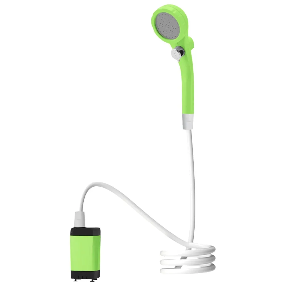 Portable Shower with Digital Display - 6000mAh Rechargeable Battery Powered Camping Shower for Hiking, Traveling, and Outdoor Adventures