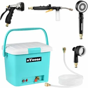 Portable Shower,Rinse kit pro,Portable Shower 5 Gallon,Portable Electric Shower,Portable Outdoor Shower,Portable Camping Shower,Pump Shower,Outdoor Shower,Camp Shower(Blue)