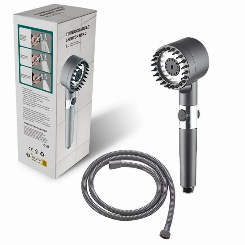 Portable Three-Speed Pressurized Shower Head