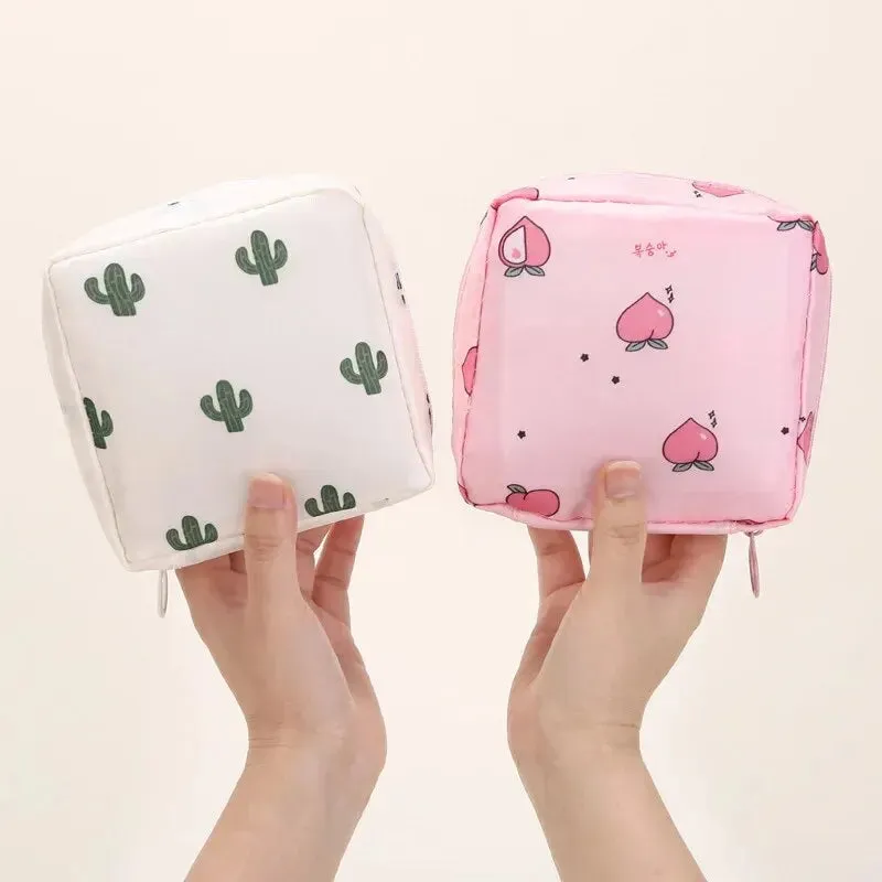 Portable Waterproof Sanitary Napkin Organizer Bag