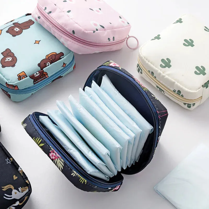 Portable Waterproof Sanitary Napkin Organizer Bag