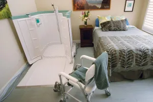 Portable Wheelchair Shower