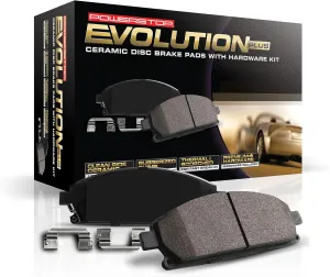 Power Stop 17-2178, Z17 Clean Ride FrontCeramic Brake Pads with Hardware For Mitsubishi Eclipse Cross 2018-2020, Mitsubishi Eclipse Cross 2022 [Model Specific]