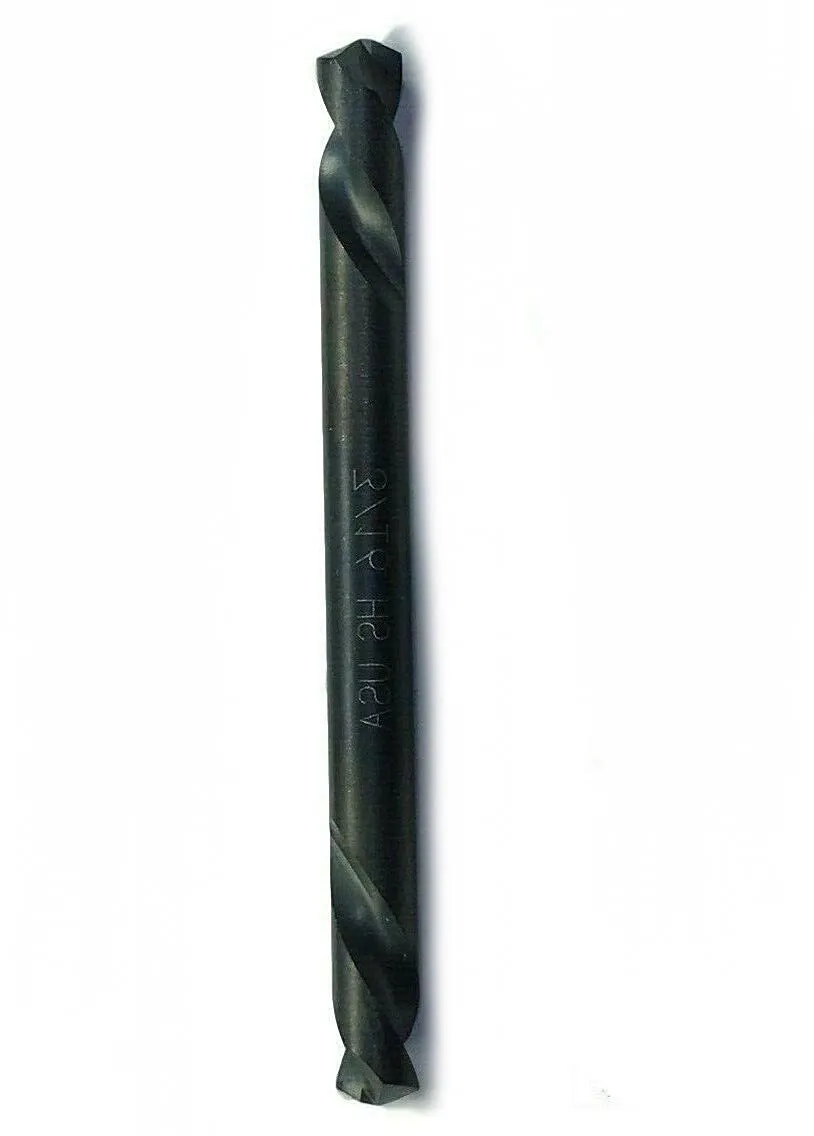 Pr-Mch Twin Ends Heavy Duty 3/16" High Speed Twist Drill Bit Package of. 12 Set Kit #DR-D4750D