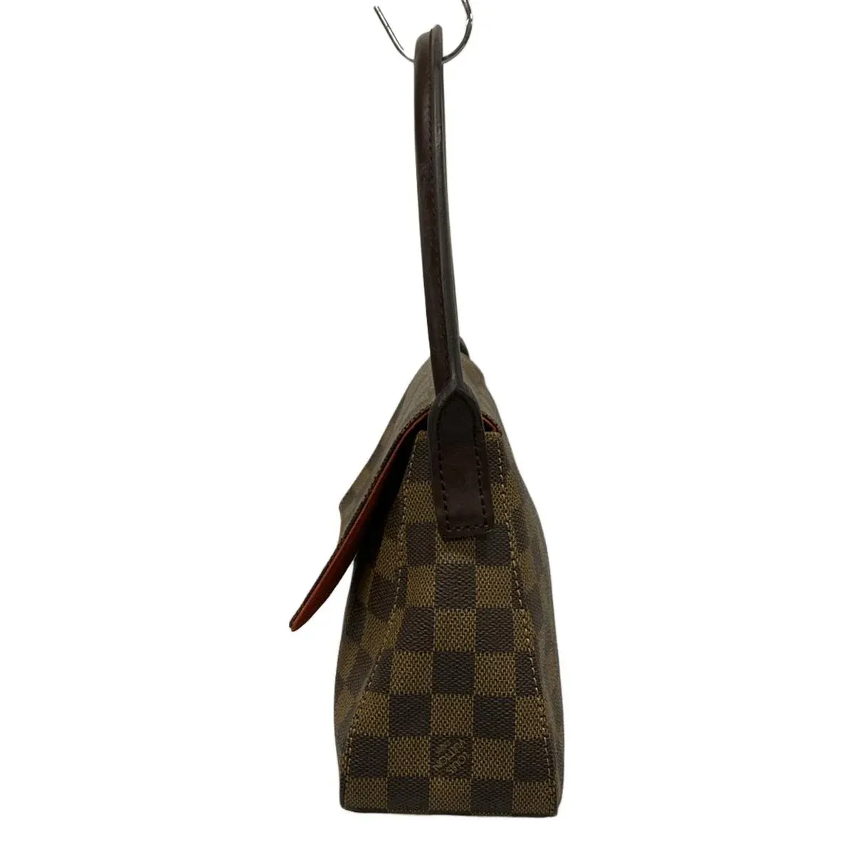 PRE-OWNED LV Damier Ebene Mini Looping Shoulder Bag