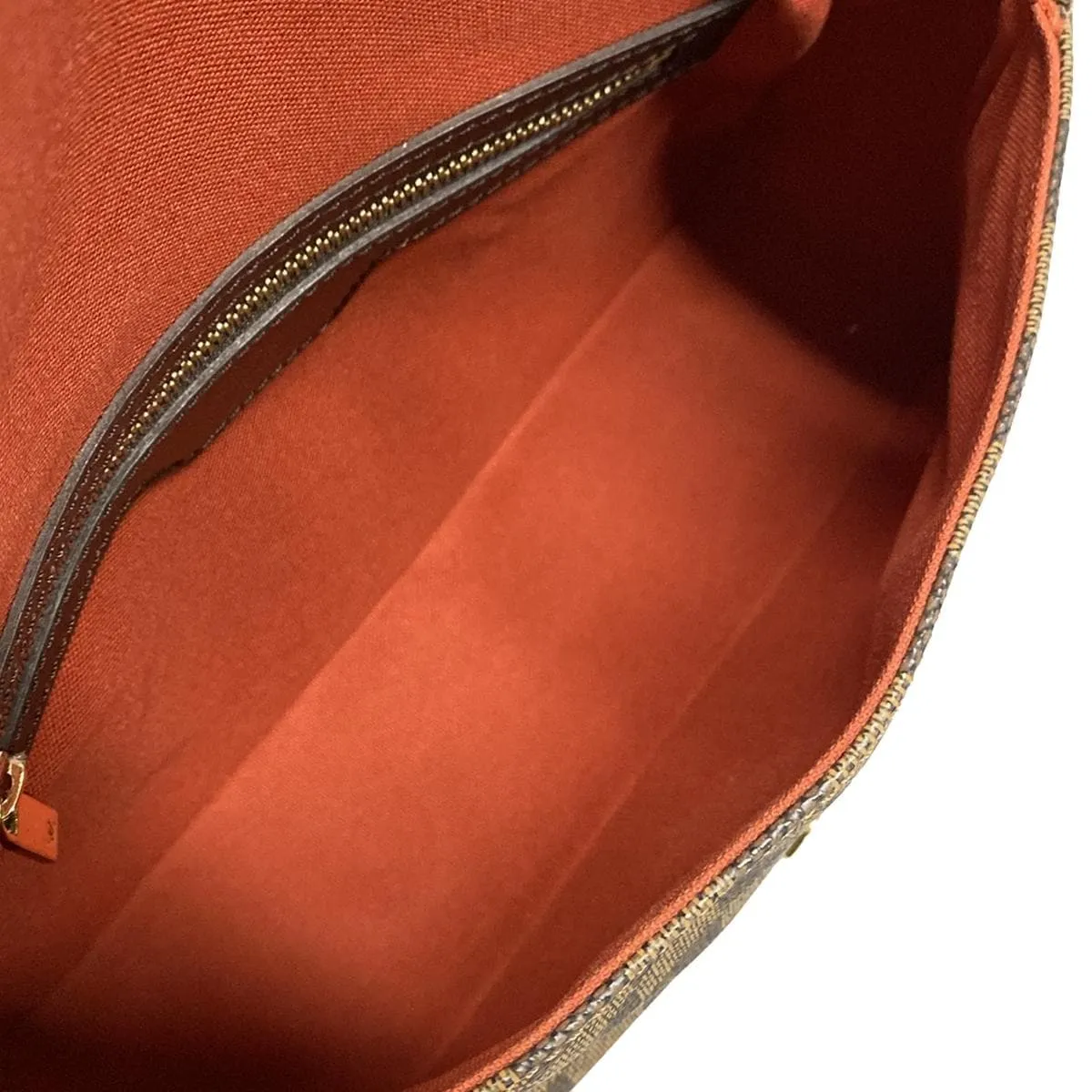 PRE-OWNED LV Damier Ebene Mini Looping Shoulder Bag