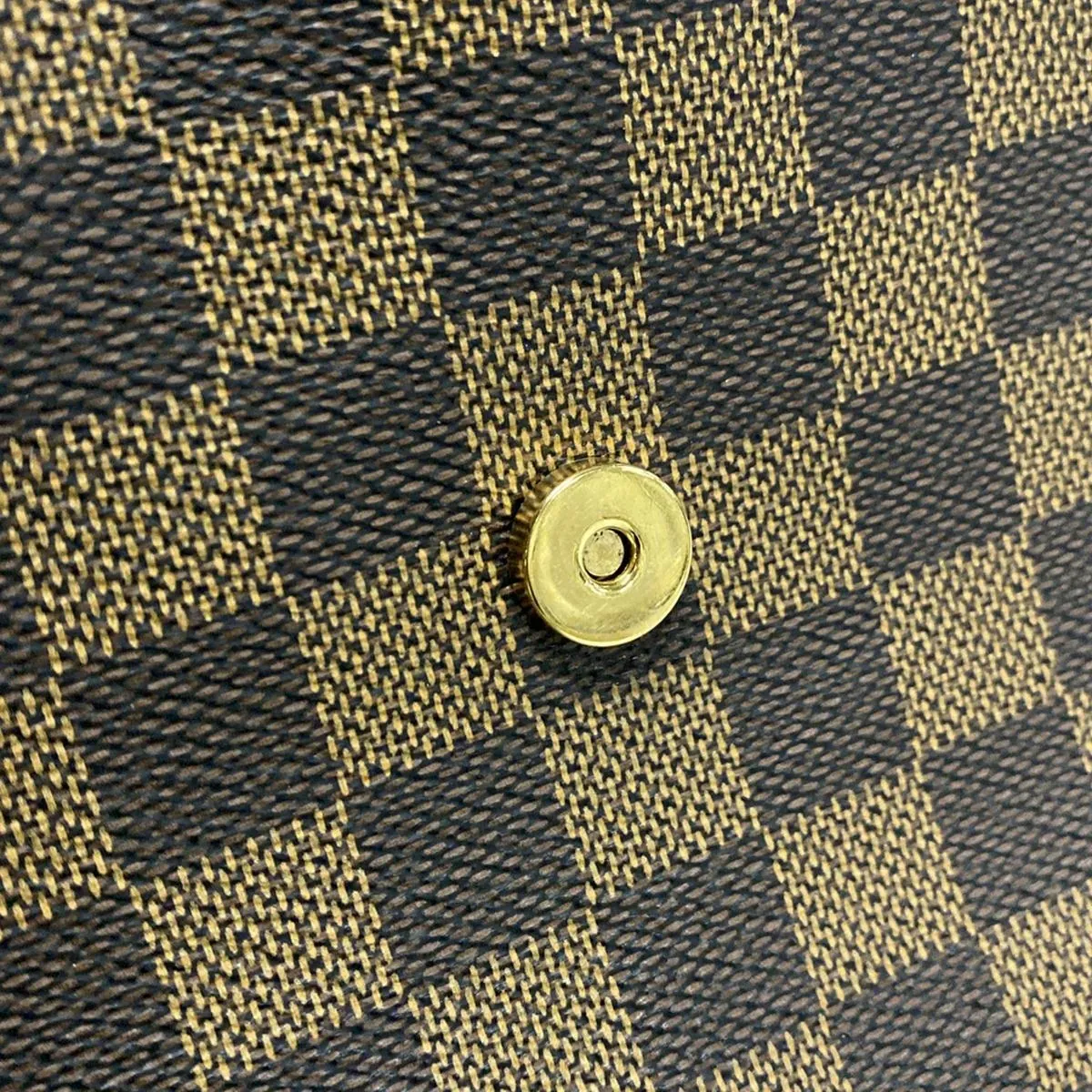 PRE-OWNED LV Damier Ebene Mini Looping Shoulder Bag